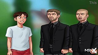 Summertimesaga: Chubby Girl Masturbates in Headphones