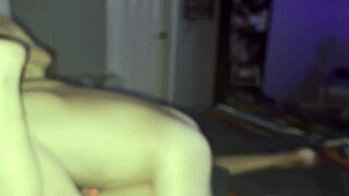 Horny Brunette MILF Rides Big Cock in Homemade Cowgirl Session