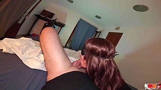 Sharing a bed with hot milf stepmom leads to fucking her wet pussy.