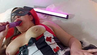 Queen Of Hearts Reveals Big Pussy In Chubby Latina Masturbation