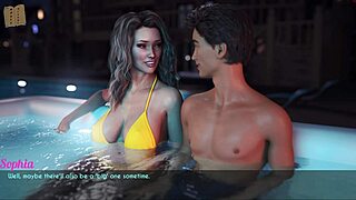 A wife and stepmother sam explore their missing scene together