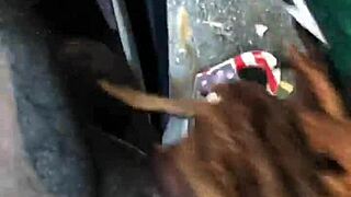 Ebony Milf Gets Ass Licked In Public Outdoor Masturbation