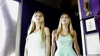 Hot lesbian threesome?