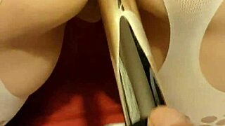 mature girlfriend plays with dildo