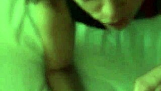 Latina MILF sucks monster cock