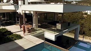 Busty Brandi Love rides sergeant in doggystyle