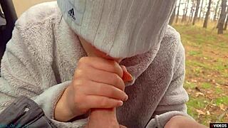 pickup milf whore deepthroats on highway for cumshot