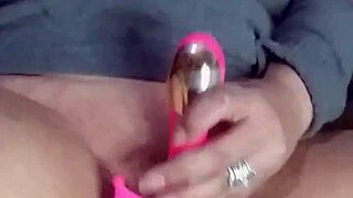 wow, massive squirt hits camera with remote vibrator!