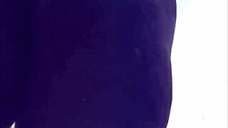 fat brunette girlfriend dancing shaking big ass in panties