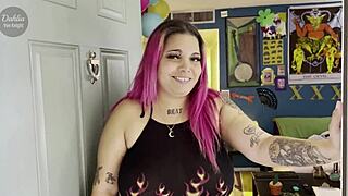 Bbw dahlia fucks new neighbor doggystyle