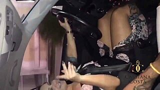 Busty blonde seduces with a ballad and gets anal sex until climax in mouth