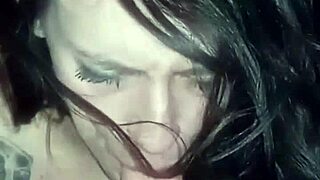 Hairless slut gets deep throat and tight pussy fingering.