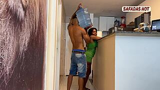 Naughty Latina Teases Delivery Guy In Sexy Lingerie POV