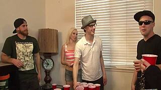 Rough group sex with busty MILFs POV