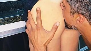 Blonde Wife Fucked on Sink!