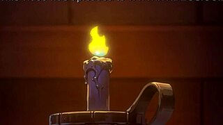 弗里伦在动漫场景中感受强烈快感