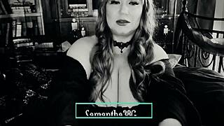 Silent Movie Night Turns Erotic with Spooky Queen and Her Curves