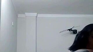 A little dance turns into big tits show!