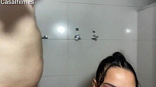 Karen Oliver's tight pussy pounded hard by massive cock with huge creampie
