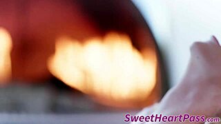 Busty lesbian milf licks young tasty pussy in hardcore scene