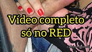 Golden shower from fairy mel during tattoo video call!