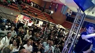 Follada Increible De Rafael Anglada A La Jovencita Con Grandes Tetas Naturales Diana Rius 18Yo En Publico