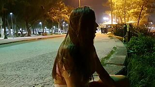 So whilst trying to pick up guys at the beach, I stumbled upon a gangbang and it went down, one of them seeing his partner put his partner’s pussy in doggy style sex with a MILF