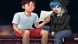 i'm peeping at naked people through binoculars in summertime saga episode 78