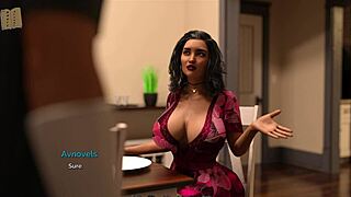 Game-themed video shows off moves by the brainy brunette MILF