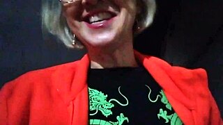 In a 1992 video, Casa's mom show off her big tits
