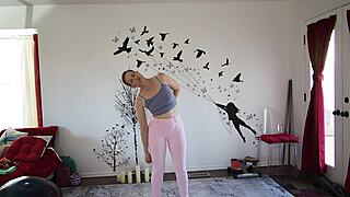 Femdom presents mature students with yoga instructor