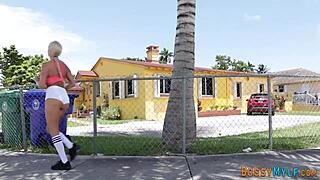 Cougar's Pussy Pounded Hard with Cum Filling