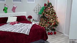 i tease as a christmas elf