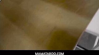 Busty Stepmom's Heart Races as She Blows Her Stepson