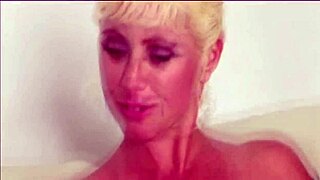 Cougar milf gets banged hard in wild threesome group