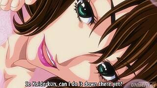 巨大熟女女仆通过吸吮全身按摩在Hentai中