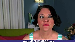 tattooed mature stacy gets drilled hard by couple