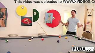 Brooke Brand, Sexy Billiards With Van's Balls - Watch Now!