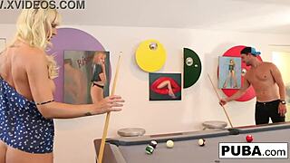 Brooke Brand, Sexy Billiards With Van's Balls - Watch Now!