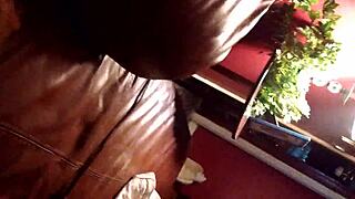 Mature wife gives blowjob in homemade cheating scene