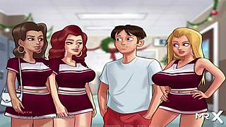 Summertime Saga Hentai Babe Shows Her Tits