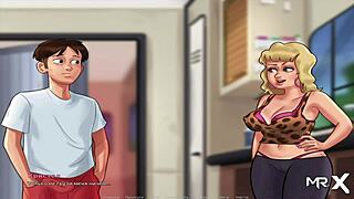 Summertime Saga Hentai Babe Shows Her Tits