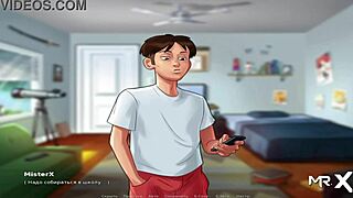 Summertime Saga Hentai Babe Shows Her Tits