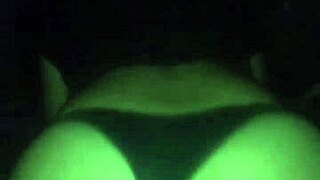 Alone with mother-in-law, fucking her ass while husband works in private