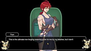 Hentai game village, mom mature and big boobed gets dominated by monster cock