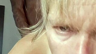 Blonde milf bent over for pounding by Dr. Black Johnson