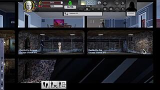 Curvy mature gives blowjob in survival episode