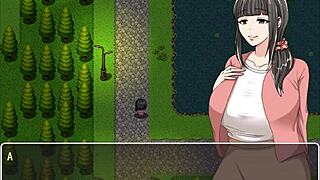 I watch Ayako scramble with strangers online, showing her big tits and ass in public hentai scene