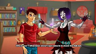 Visual novel, mature mom in 3d cartoon, wants my cum