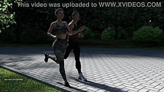 In 3D cartoon, Visual novel, experience the adult basketball league erotic journey of a football star